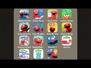 Sesame Street Alphabet Kitchen/Sesame Street Makes Music/Potty Time With Elmo/Elmo's World/ABCs/123s
