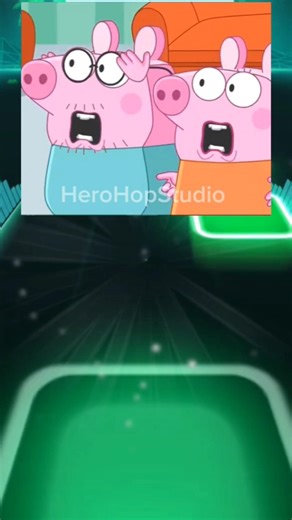 Pigs Animation | Funny Moment | Tiles Hop Style #tileshop #peppapig