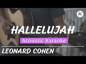 Hallelujah - Acoustic Karaoke (Leonard Cohen)