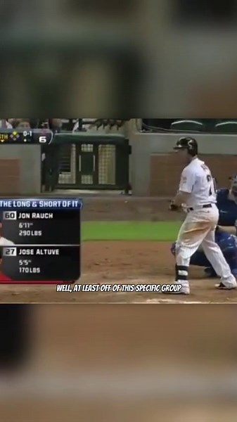 Jose Altuve Loves Facing Tall Pitchers