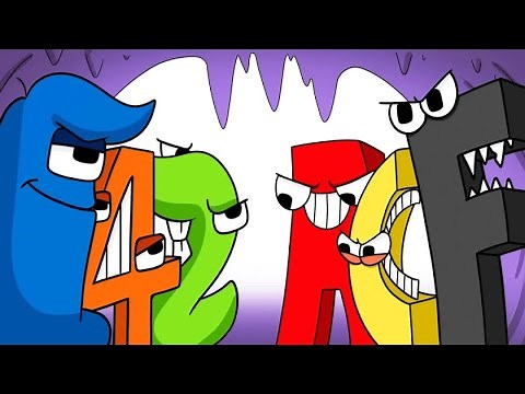 ALPHABET LORE vs. NUMBER LORE?! (Cartoon Animation)