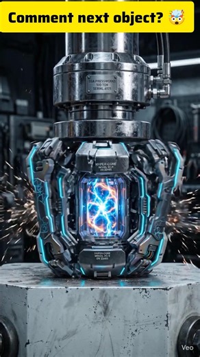 Hydraulic Press vs Futuristic Hyper Core ⚡🔥