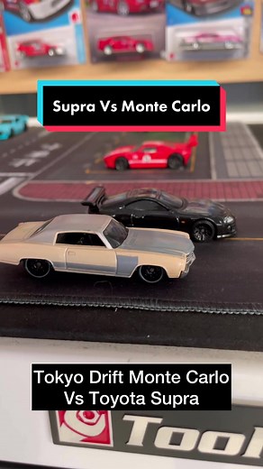 The Iconic tokyo drift monte carlo takes on the fast toyota Supra for a place in the hot wheels king of kings tournament! #hotwheels #hotwheelstrack #hotwheelscollections #hotwheelsrace #forza #racing #streetracing