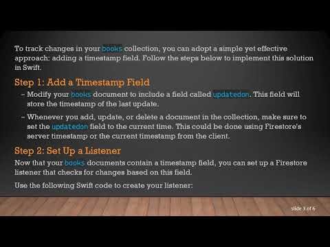 How to Listen for Firestore Collection Changes Without Fetching Documents: A Swift Guide