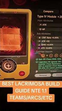 BEST LACRIMOSA BUILD GUIDE #nevernesstoeverness