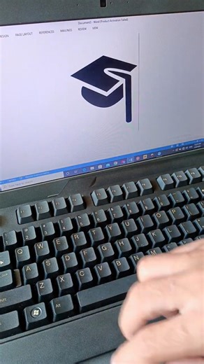 graduation 🎓 Cap logo in Ms Word By shortcut key | In English | DSH. #shortcutkeys #usa.