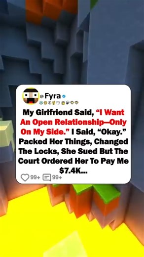 30K views · 313 reactions | My GF Said, “I Want An Open Relationship—Only On My Side #redditstories #shareyourstory #redditcommunity #realpeoplerealstories #reddittales #redditadventures #redditinsights #redditexperiences | Reddit Narrative | Facebook