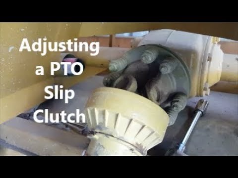 Adjusting a PTO Slip Clutch