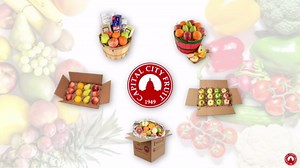 Capital City Fruit Fresh Fruit Favorites Gift Box | Thank You Gift Box | Sweet and Fresh Fruits | Healthy Snack | 11 Piece Mixed Fruits