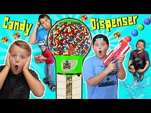 KIDS CANDY Dispenser Roulette GAME! FUN FUN FUN!