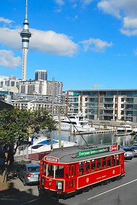 Auckland Dockline Tram - Auckland New Zealand