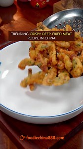 215K views · 3.9K reactions | Trending crispy deep-fried meat recipe in China. Do you want to try? #recipe #cooking #chinesefood #meat #crispy #deepfried | foodiechina888 | Facebook
