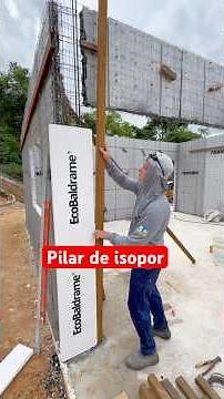 How to build formwork for a pillar in your house using EPS #tips #construction #bricklayer #build...