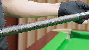 Carbon Fiber Pool Cue Stick 12.5mm Rainbow Tip Low Deflection Pool Stick with Uni-loc Pin Joint and Extension Pool Stick-20 oz