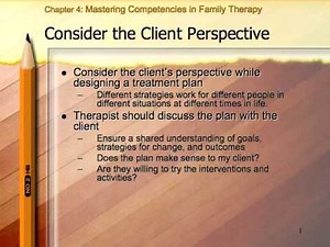 Traetment Planning, Mastering Competencies in Family Therapy