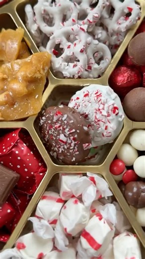 Halloween is officially behind us… time to trade the cobwebs for candy canes 🎄 Take a stroll down Candy Cane Lane with this Santa-approved gift box — filled with truffles, caramels, chocolate-dipped pretzels, and more holiday cheer than you can fit under the tree. ✨ #FestiveVibesOnly 🎁 #UnboxTheSeason 🍬 #HolidayAesthetic 🎅 #SweetGirlSeason 🎄 #FromSpookyToSparkly | Bonnie & Pop