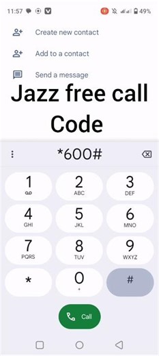 Jazz free call code 2024 #jazzfreecallcode2024 #jazz #freecall #code #shorts