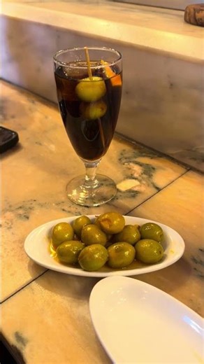 Order a drink in Madrid? Here’s some olives!