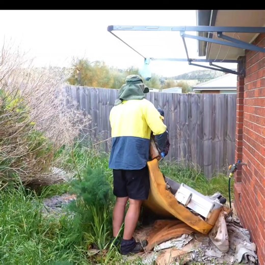 36K views · 972 reactions | saving a neglected backyard for a homeowner with poor health | Unofficial: Next | Facebook