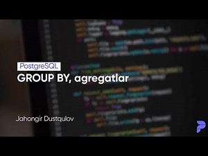 #12 GROUP BY, agregatlar