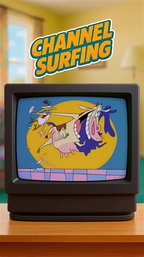 8.1M views · 166K reactions | What cartoon felt the most “how did this get approved”? This one. Every time. Cow and Chicken (Cartoon Network). #90s #90sthrowback #90stv #retro #millennial | 90s Kid Therapy | Facebook