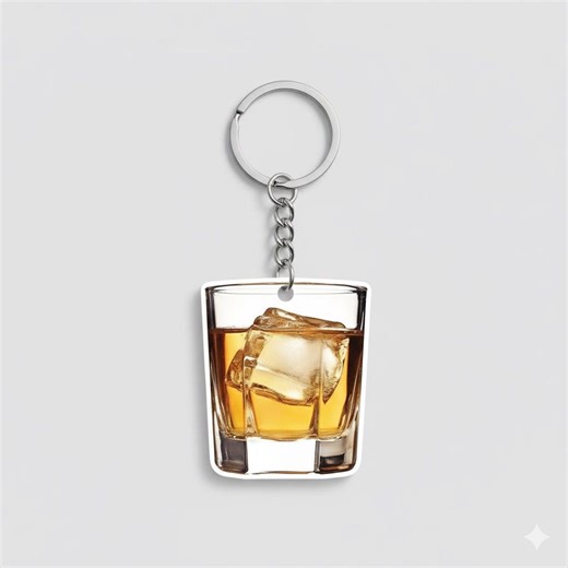 Personalized Bourbon & Whiskey Acrylic Key Chain, Drink Lovers Bar Pub Keychain - Etsy