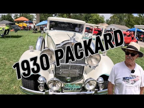 1930 PACKARD CLASSIC CAR RESTORED INTERIOR AND EXTERIOR