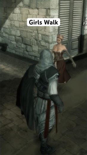 Assassin’s Creed 2 girls walk animation #ezio #assassinscreed2 #npc