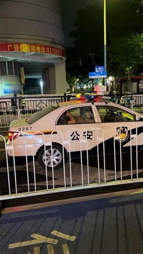 Chinese police car