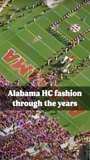 Take a look at how fashion on the Alabama sidelines has evolved over the years. #RollTide | Alabama Crimson Tide on AL.com