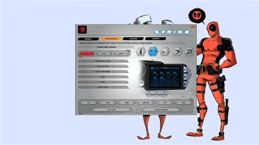 Cyborg STRIKE 7 software overview