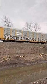 Cn eb cn E276 with MOBBN RAIL LINES auto rack & reflection March 15,2025