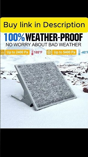 SOLPERK 50W Solar Panel Kit With Battery Charger