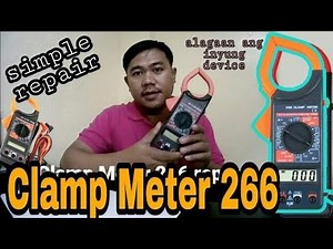 Simple Repair of Clamp Meter 266