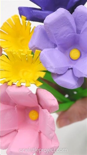 Egg Carton Flowers 💐 💐 💐