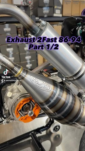 3.5K views · 413 reactions | Déballage et installation d’un échappement 2Fast 86-94cc Minarelli Horizontal Partie 1/2. Unboxing and installing a 2Fast 86-94cc Minarelli Horizontal exhaust Part 1/2. #secretimport | Secret Import | Facebook