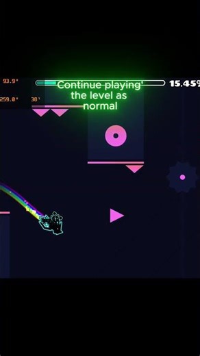 SECRET WAY IN THE DAILY LEVEL!!! #gd #shorts #secretway #geometrydash #jesuslovesyou