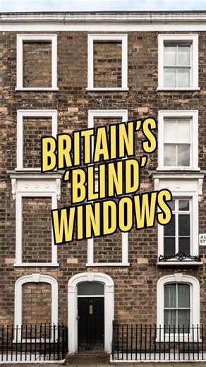 Bricked-up windows on Georgian and early Victorian buildings can be the visible legacy of Britain’s Window Tax. Introduced in 1696, it charged households based on how many windows they had—so people literally blocked them up to pay less. The tax was repealed in 1851, but the streets still carry the evidence in their brickwork: blank rectangles, altered symmetry, and façades that don’t quite add up. ##WindowTax##GeorgianBritain##HiddenBritain##BritishArchitecture##londonhistory