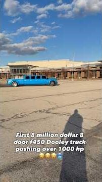First 8 million dollar 8 door f450 Dooley truck pushing over 1000 hp 😳😳😳🥶