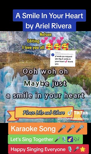 A Smile In Your Heart Karaoke with Ariel Rivera
