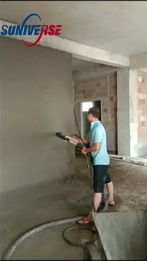 Sprayer pump working for residential construction