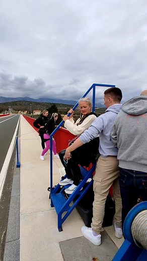 Brave girls from Ireland 👏 #bungee #bungeemaslenica #bungeejumpingmaslenica #bungejumping #zadar_region #zadarcroatia #adrenalin | Bungee Jumping Maslenički most Zadar