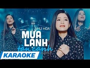 KARAOKE Mưa Lạnh Tàn Canh - Tone Nữ | Như Hoa ( Beat Gốc ) Beat Chất Lượng Cao.