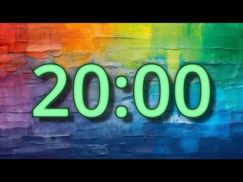 20 Minute Timer | Rainbow Colors