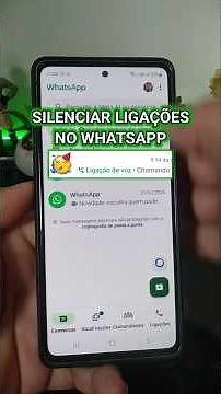 Como SILENCIAR LIGAÇÕES de NÚMEROS DESCONHECIDOS no WhatsApp