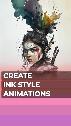 The AI Surfer on Instagram: "Create stunning ink animations effortlessly with AI! Say goodbye to hours of editing in After Effects. With Runway Gen 3 and Mid Journey, it’s never been easier. Start by generating an ink style image on Mid Journey, then use Runway’s Image to Video feature to bring it to life. 🔥 Comment “INK” for my exact prompt and all the links! Transform your creative process today! 🔥 Comment “INK” below, and I’ll send you all the links to these tools! #inkanimations #runwaygen