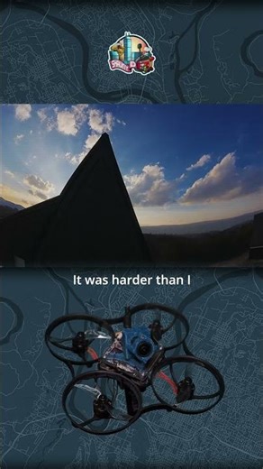 FPV Drone Grinds the Roof