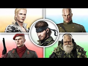 METAL GEAR SOLID: SNAKE EATER 3D - All Bosses & Ending (Nintendo 3DS)