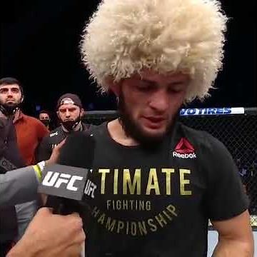 Khabib's emotional retirement speech 🥺 one year ago, today | #shorts