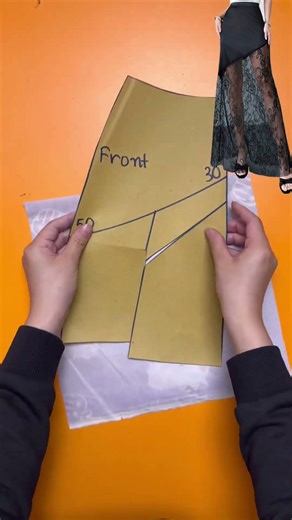 How to Draft a Soft Long Flared Skirt Pattern ✨ #sewing #pattern